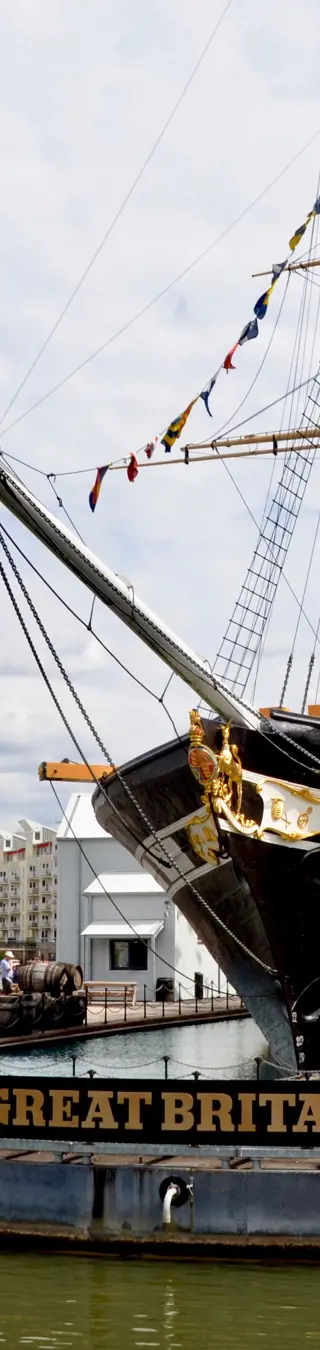 Besuche das legendäre Dampfschiff «SS Great Britain»